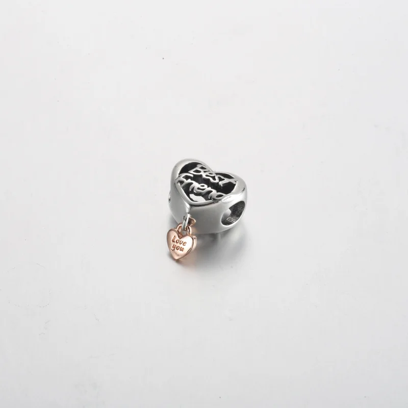 (imagem para) Charm Coração Melhor Amigo Pandora Love You - 782243C00 - Visualizar 2