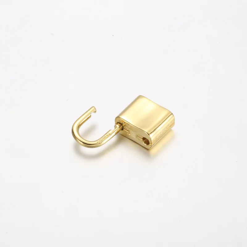 (imagem para) Charm de Cadeado e Chave Pandora com Pingente - 760088C01 - Visualizar 4