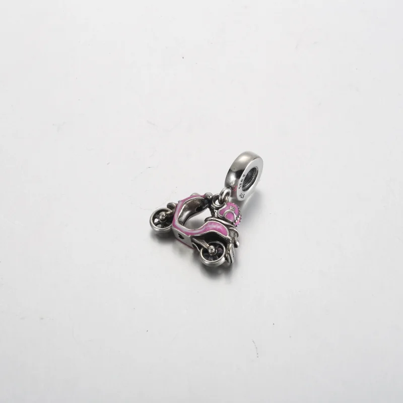 (imagem para) Charm de Pingente de Scooter Rosa Pandora - 791057C01 - Visualizar 2