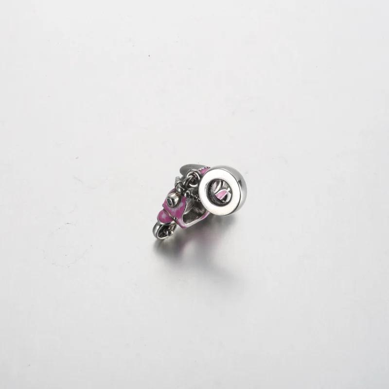 (imagem para) Charm de Pingente de Scooter Rosa Pandora - 791057C01 - Visualizar 3