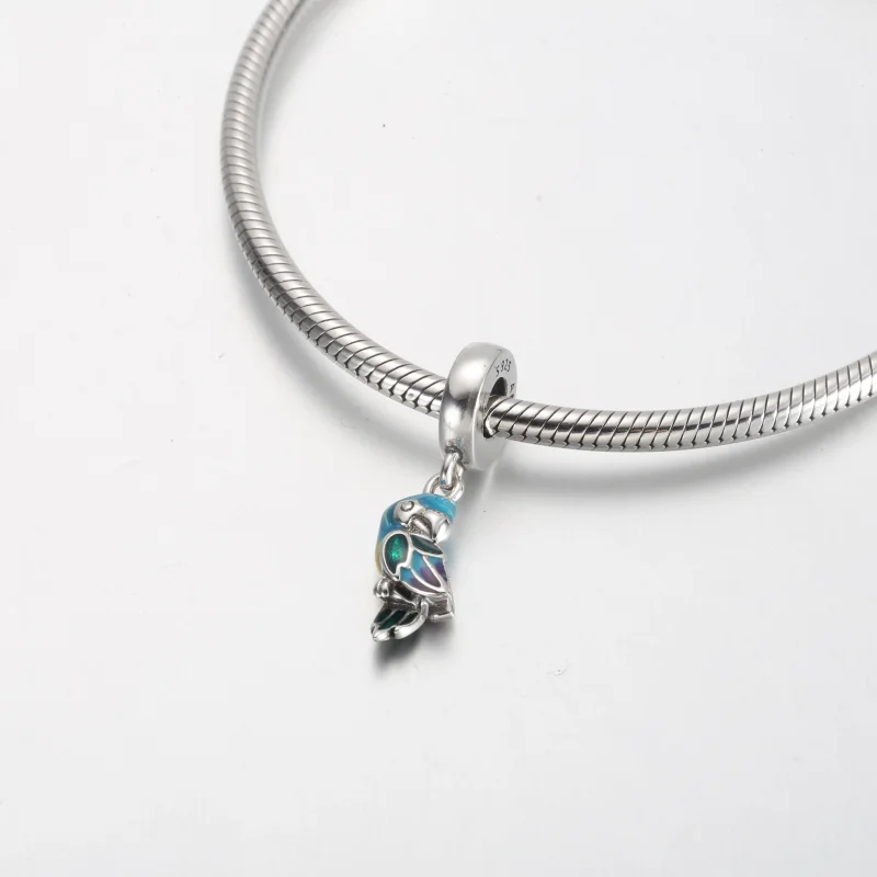 (imagem para) Charm de Pingente Pássaro Arara do Paraíso da Selva Pandora - 791679C01 - Visualizar 4