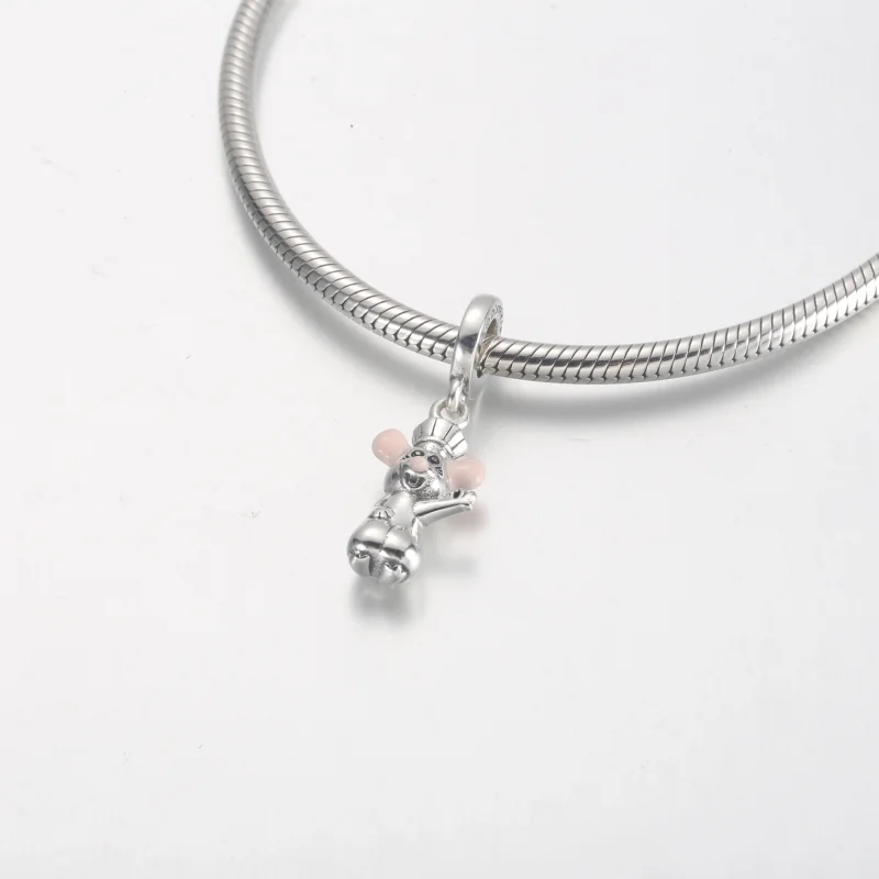 (imagem para) Charm de Pingente Remy da Disney Pixar Pandora - 792029C01 - Visualizar 5