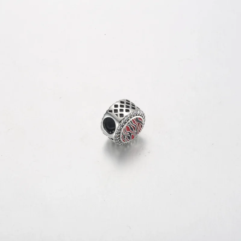 (imagem para) Charm de prata esterlina com estampa de zebra rosa Pandora - 792016CZ_E026 - Visualizar 4