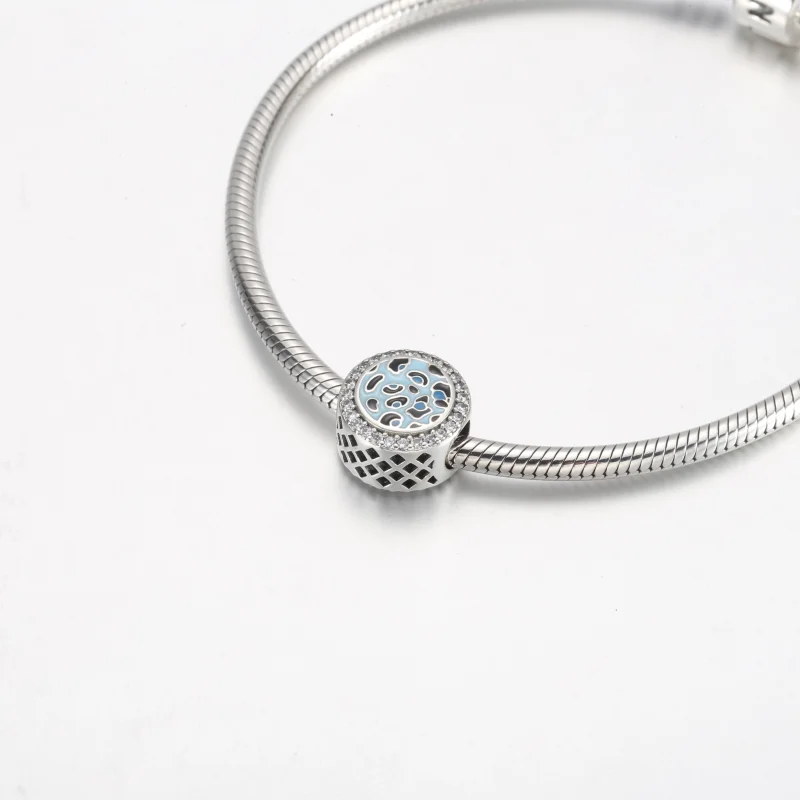 (imagem para) Charm de prata esterlina estampa Leopardo Azul Pandora - 792016CZ_E024 - Visualizar 5