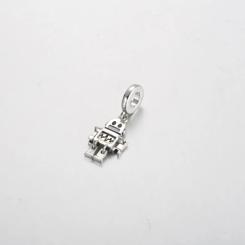 (imagem para) Charm de Robô Bestie Bot com Pingente da Pandora - 792250C01 - Visualizar 2
