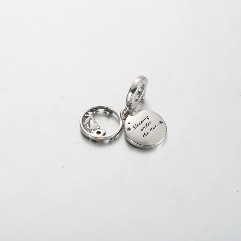 (imagem para) Charm Duplo Pandora Acampamento Céu Noturno - 791686C01 - Visualizar 3