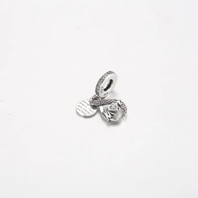 (imagem para) Charm Duplo Pingente Infinito Pavé para Mãe Pandora - 791468C01 - Visualizar 2