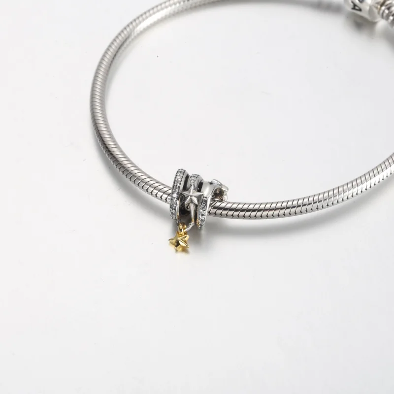 (imagem para) Charm Espiral Estrela Cadente Pandora - 762206C01 - Visualizar 5