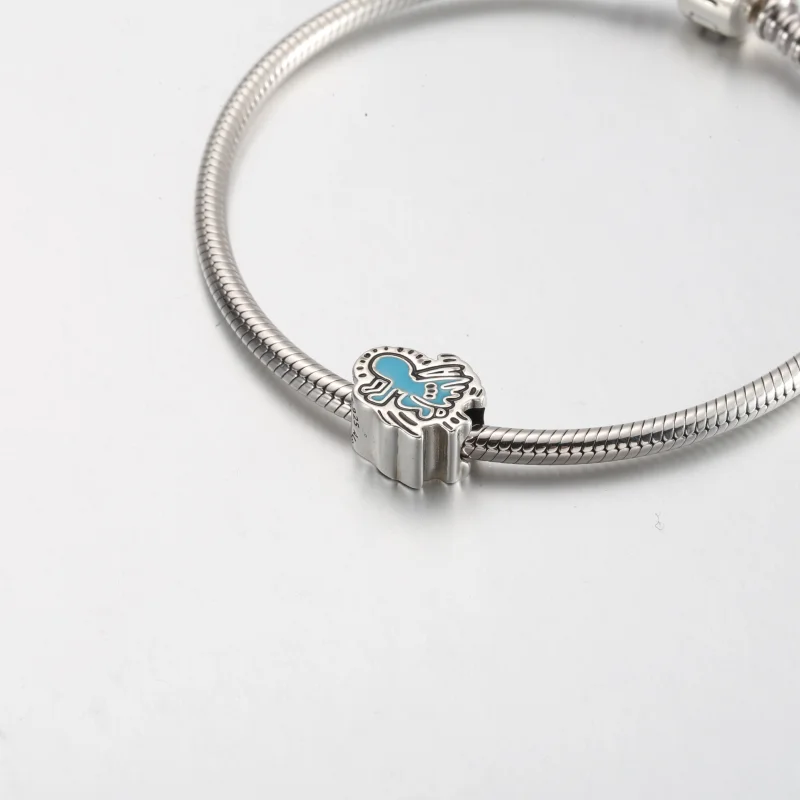 (imagem para) Charm Keith Haring™ x Pandora Anjo Radiante - 792219C01 - Visualizar 5