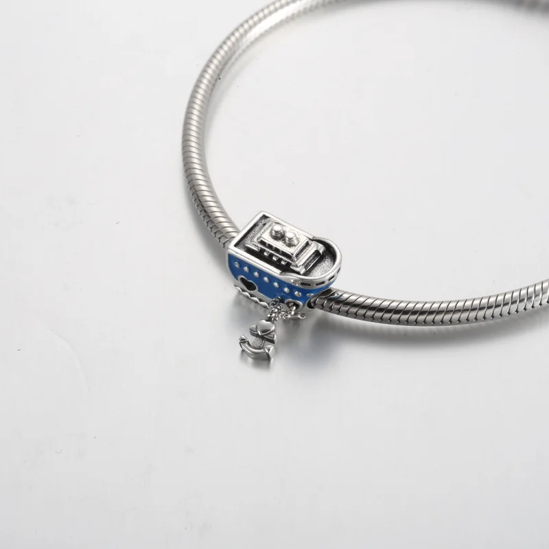 (imagem para) Charm Navio de Cruzeiro com Âncora Pandora - 792198C01 - Visualizar 5