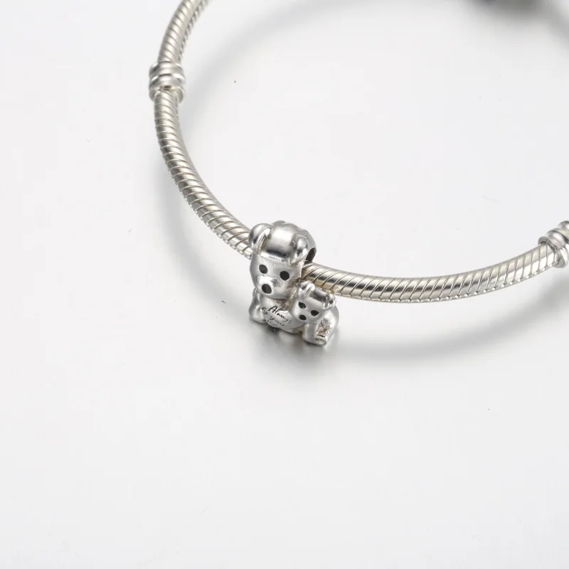 (imagem para) Charm Pandora Amor de Mãe e Filhote - 790791C01 - Visualizar 5