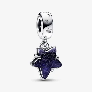 Charm Pandora Celestial Galaxy Star Murano com Pingente - 792368C01 (imagem para) Charm Pandora Celestial Galaxy Star Murano com Pingente - 792368C01