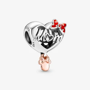 (imagem para) Charm Pandora Disney Minnie Mouse Coração de Mãe - 781142C01