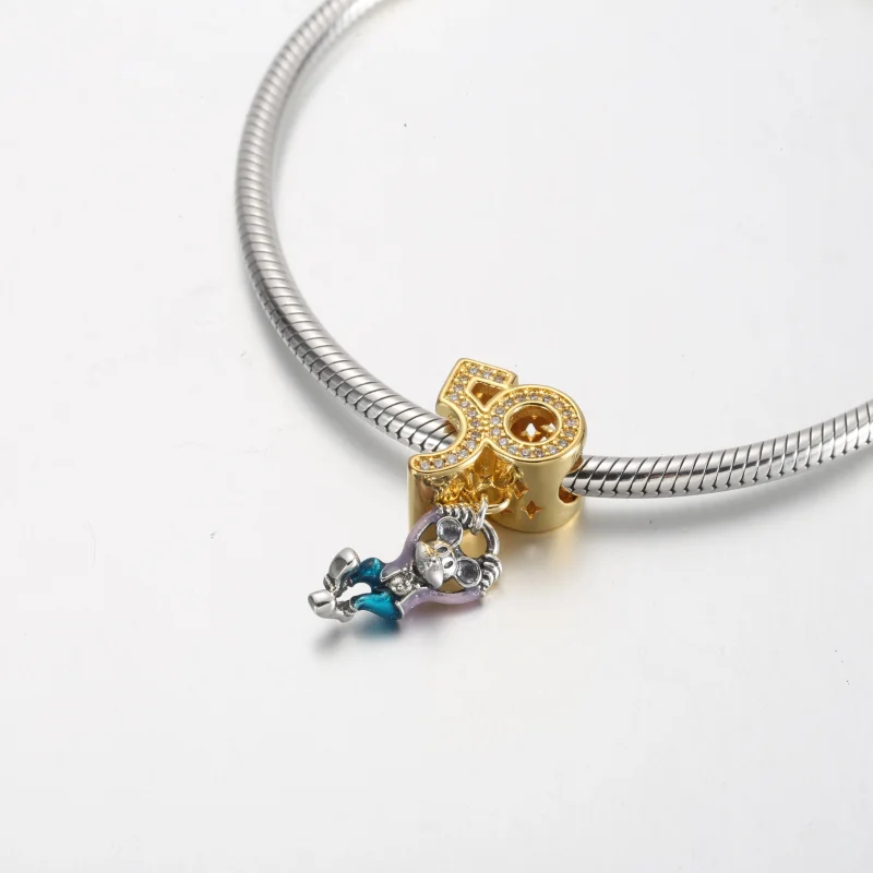 (imagem para) Charm Pandora Disney Parks Mickey Mouse 50º Aniversário - 769597C01 - Visualizar 6