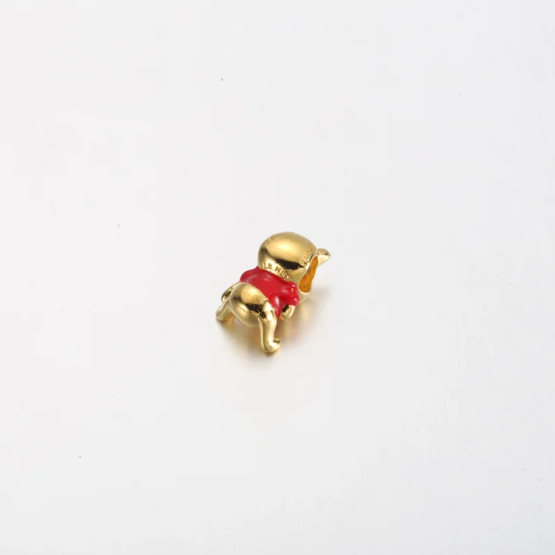 (imagem para) Charm Pandora Disney Ursinho Puff - 762212C01 - Visualizar 4