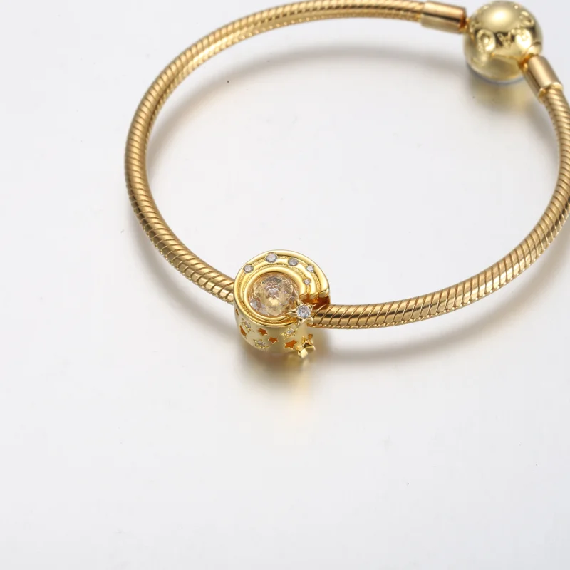 (imagem para) Charm Pandora Estrela Cadente Reluzente - 762202C01 - Visualizar 5