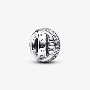 (imagem para) Charm Pandora Logo, Pavé e Miçangas - 792317C01