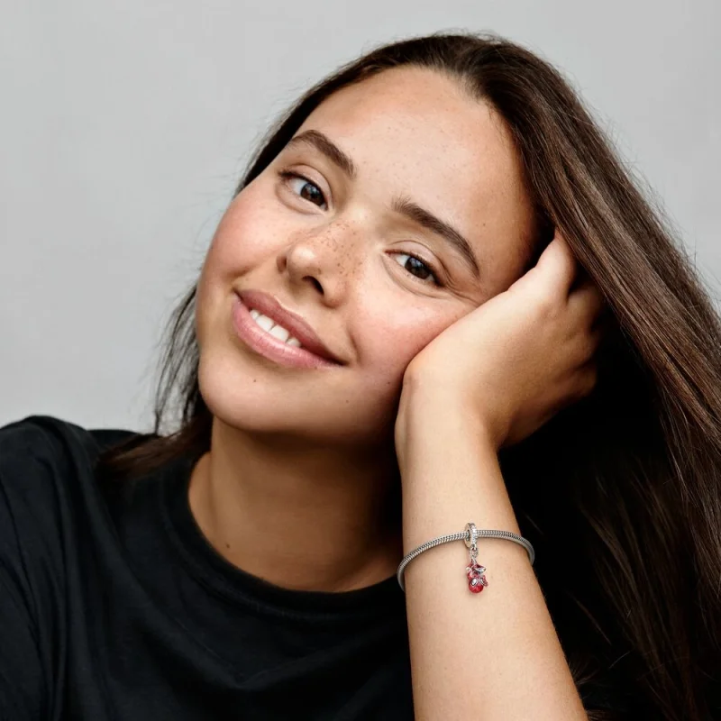 (imagem para) Charm Pendurado Marvel Homem-Aranha da Pandora - 792323C01 - Visualizar 5