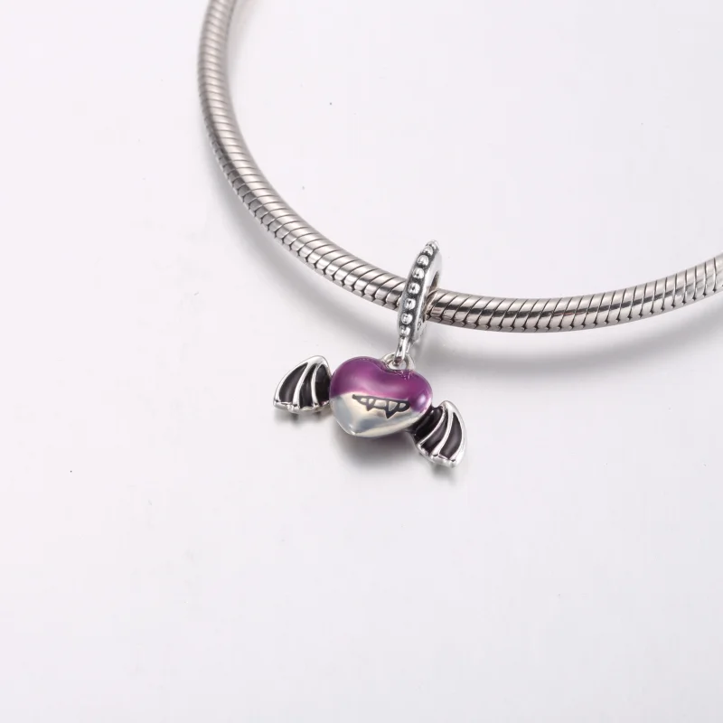 (imagem para) Charm Pingente de Coração Alado Vampiro Pandora - 792290C01 - Visualizar 4