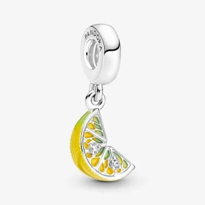 (imagem para) Charm Pingente de Limão em Fatia com Efervescência Pandora - 791696C01