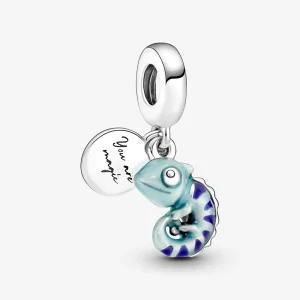 (imagem para) Charm Pingente Pandora Camaleão Colorido que se Move - 791676C01