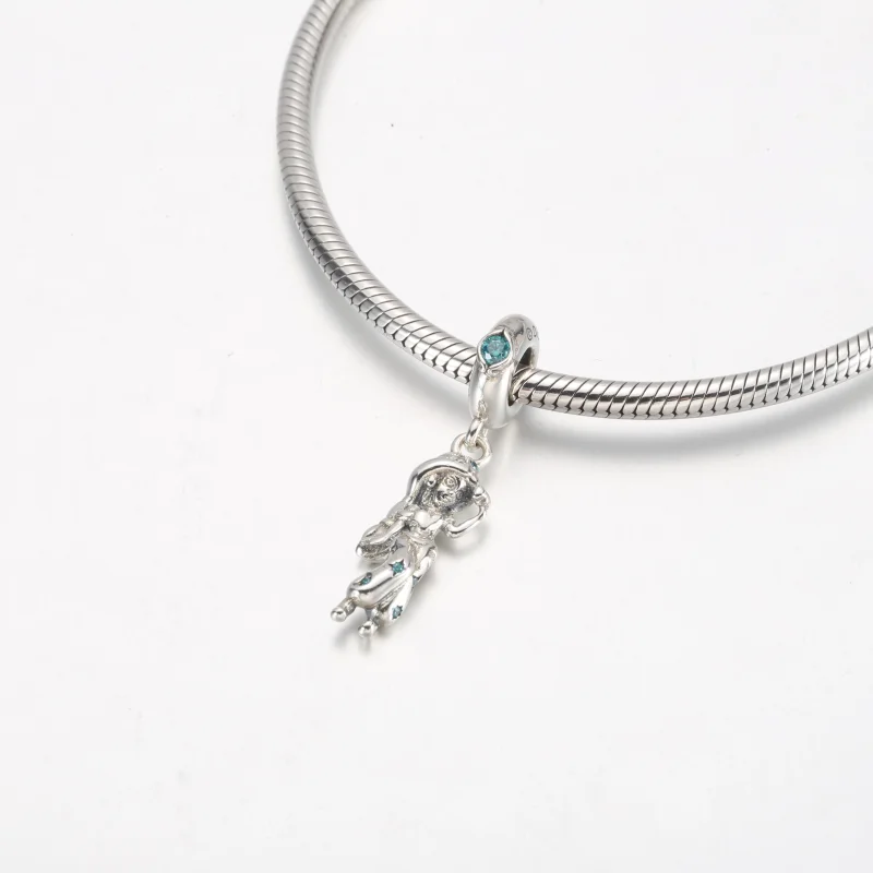(imagem para) Charm Pingente Pandora Disney Aladdin Princesa Jasmine - 792343C01 - Visualizar 4