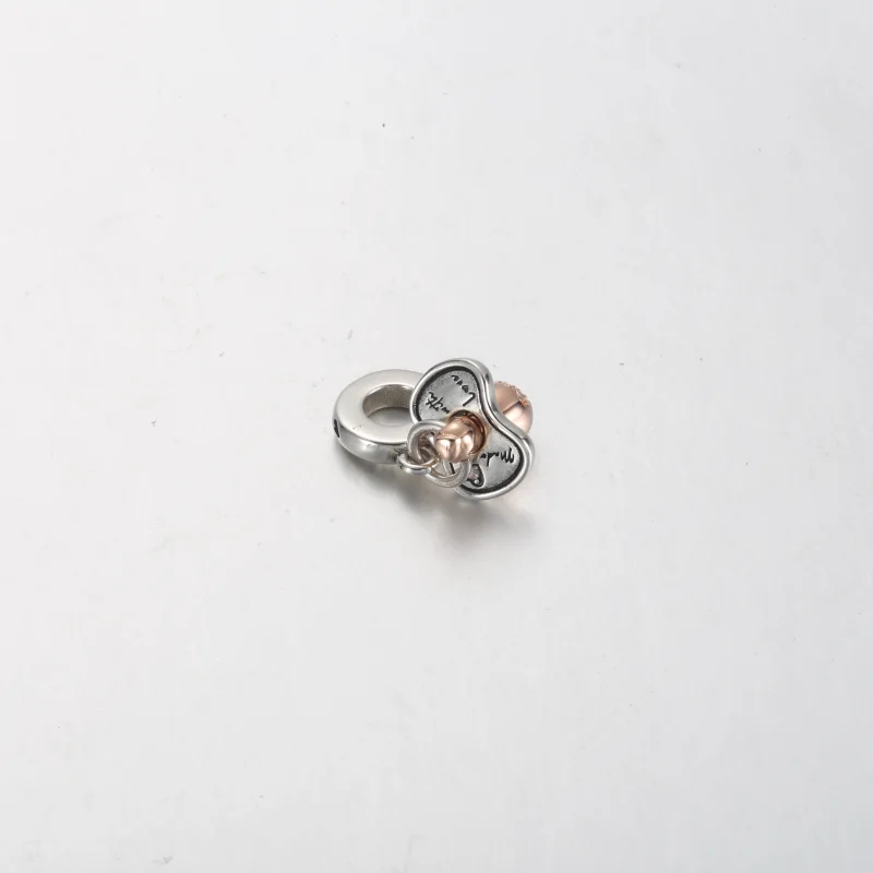 (imagem para) Charme Pingente de Chupeta para Bebê Pandora - 781490C01 - Visualizar 4