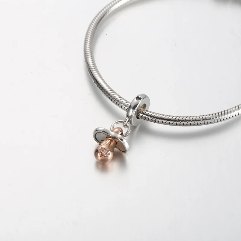 (imagem para) Charme Pingente de Chupeta para Bebê Pandora - 781490C01 - Visualizar 5