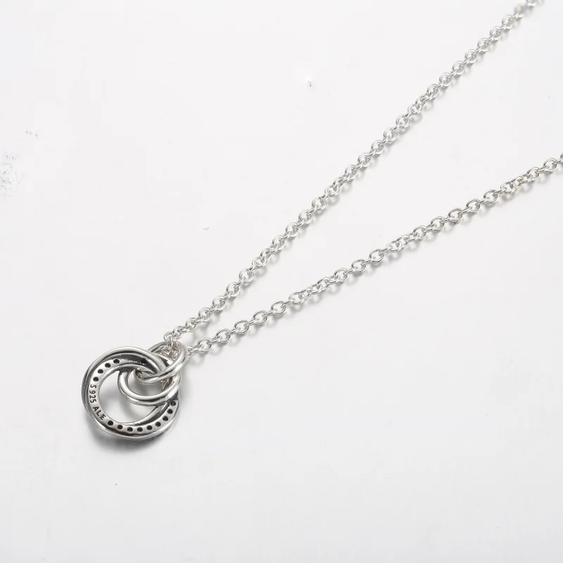 (imagem para) Colar Pingente Família Sempre Unida Pandora - 391455C01 - Visualizar 3