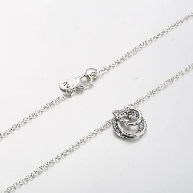 (imagem para) Colar Pingente Família Sempre Unida Pandora - 391455C01 - Visualizar 5