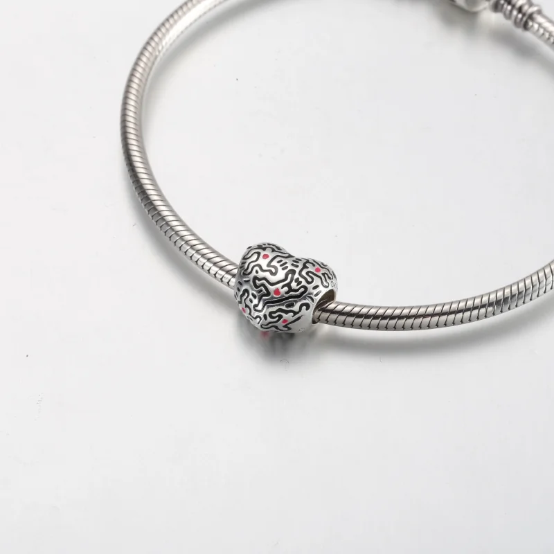 (imagem para) Keith Haring™ x Pandora Charm de Pessoas em Arte Linear - 792224C01 - Visualizar 5