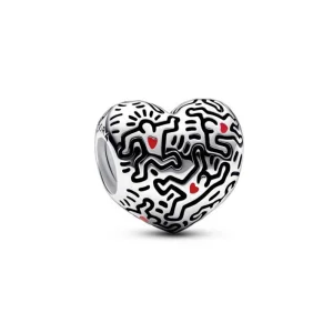 (imagem para) Keith Haring™ x Pandora Charm de Pessoas em Arte Linear - 792224C01