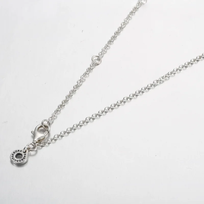 (imagem para) Pingente e Colar Pandora Signature Pavé & Miçangas - 392308C01 - Visualizar 4