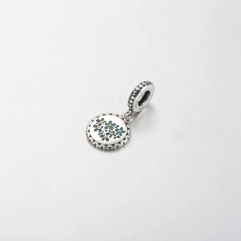 (imagem para) Pingente Pandora Flor Miosótis Azul - 792018C00_E031 - Visualizar 2