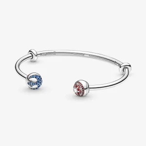 (imagem para) Pulseira Aberta Pandora Moments Star Wars™ Lado da Luz e Lado Sombrio com Logotipo - 591139C01