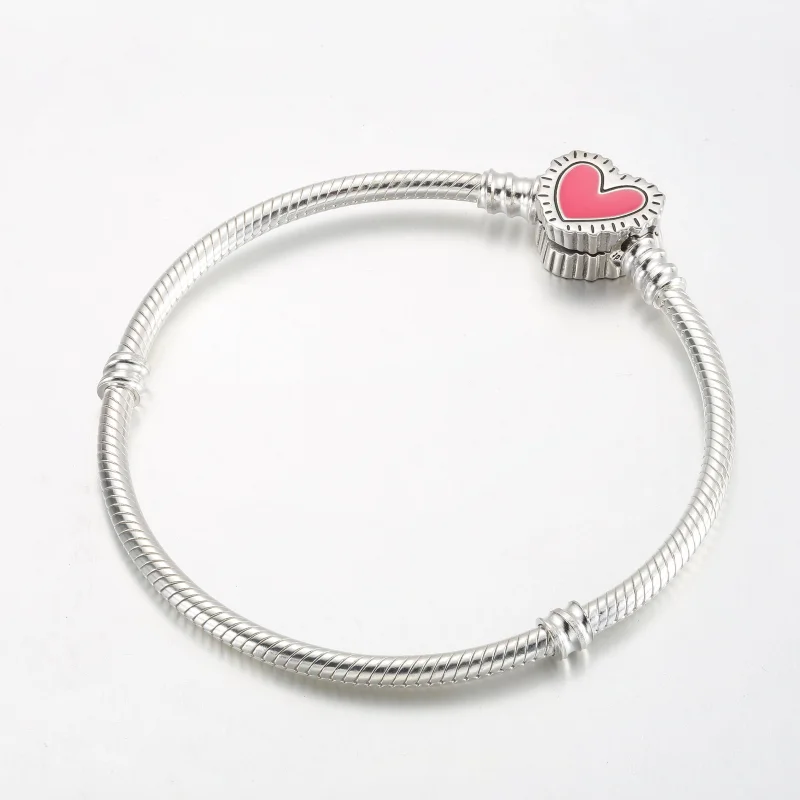 (imagem para) Pulseira de Coração Radiante com Corrente Snake Keith Haring™ x Pandora Moments - Visualizar 2
