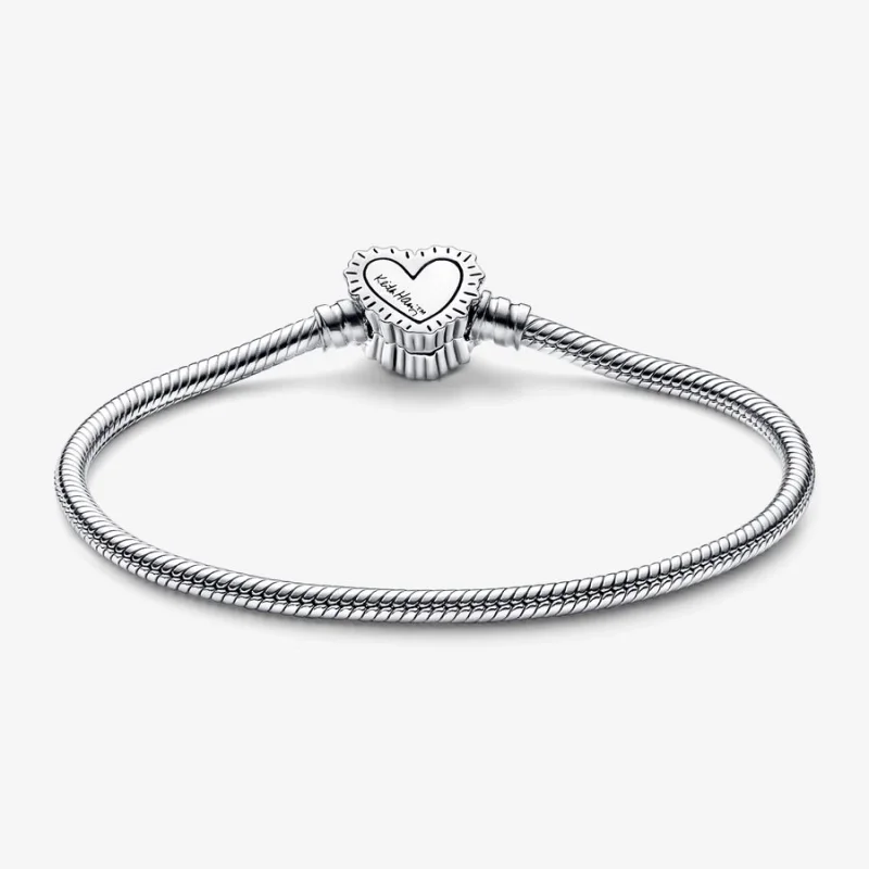 (imagem para) Pulseira de Coração Radiante com Corrente Snake Keith Haring™ x Pandora Moments - Visualizar 6