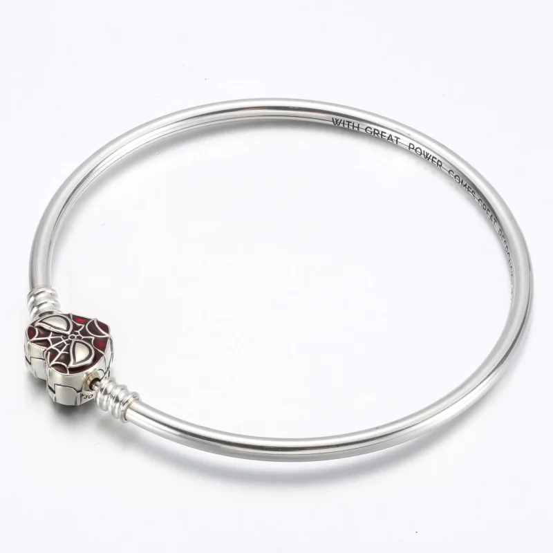 (imagem para) Pulseira de Fecho com Máscara do Homem-Aranha da Marvel da Pandora Moments - 592 - Visualizar 2