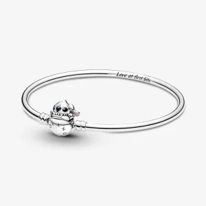 (imagem para) Pulseira Pandora Moments Disney Stitch Mordendo a Fivela - 591683C01