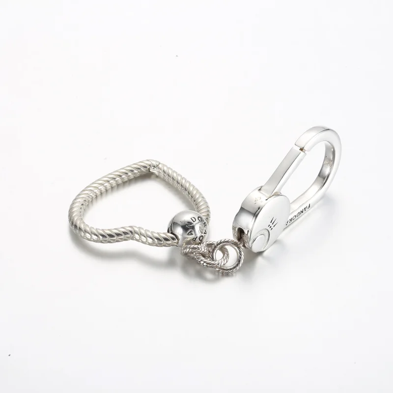 (imagem para) Suporte para Charm de Bolsa Coração Pequeno Pandora Moments - 392238C00 - Visualizar 5