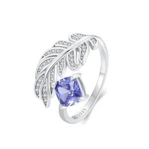 (imagem para) Anel Aberto de Pena Estilo PANDORA - BSR518-E