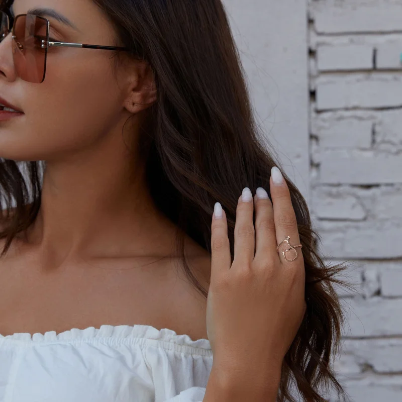 (imagem para) Anel Aberto Estilo PANDORA Luz das Estrelas - BSR519-E - Visualizar 7