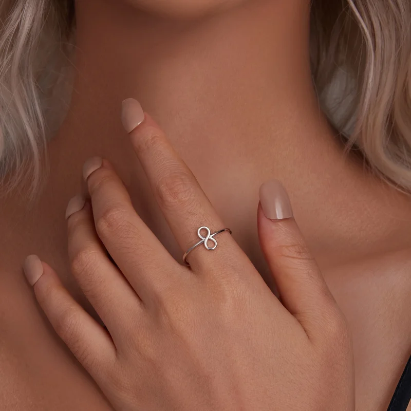 (imagem para) Anel Infinito Aberto Estilo PANDORA - SCR996-E - Visualizar 5