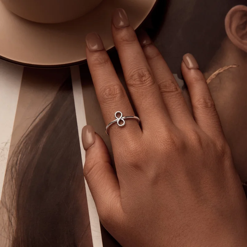 (imagem para) Anel Infinito Aberto Estilo PANDORA - SCR996-E - Visualizar 6