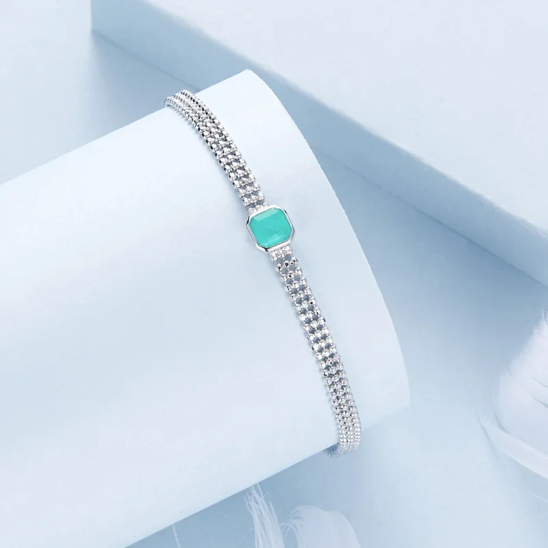 (imagem para) Bracelete de Pedra de Gelo Estilo PANDORA - BSB157 - Visualizar 2