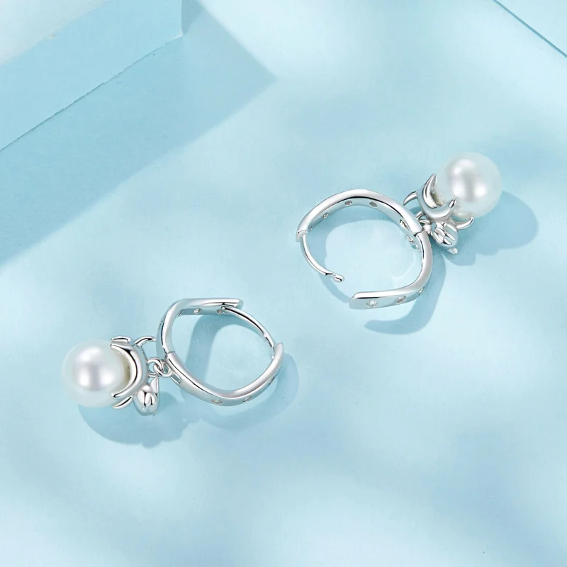 (imagem para) Brincos Casco de Gato Estilo PANDORA - SCE1692 - Visualizar 4