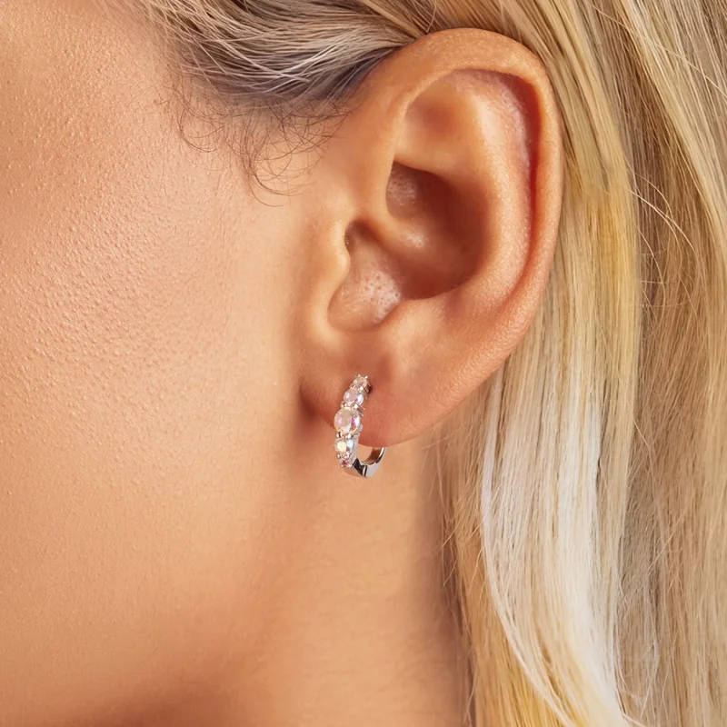 (imagem para) Brincos Coloridos Estilo PANDORA - BSE960 - Visualizar 5