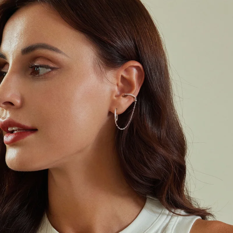 (imagem para) Brincos de Pressão Estilo PANDORA - SCE1679-A - Visualizar 6