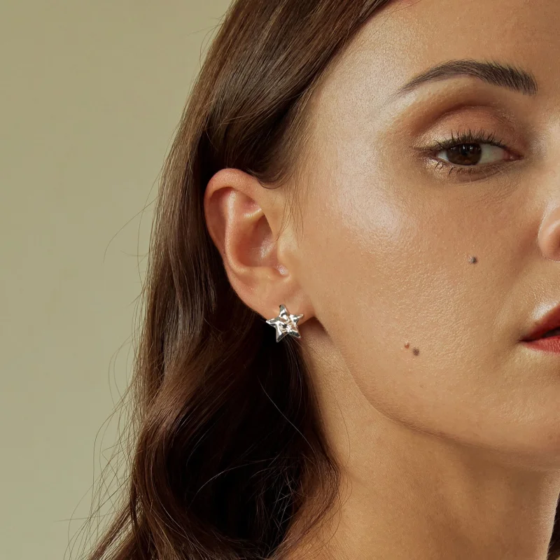 (imagem para) Brincos Estilo Estrela PANDORA - BSE965 - Visualizar 7