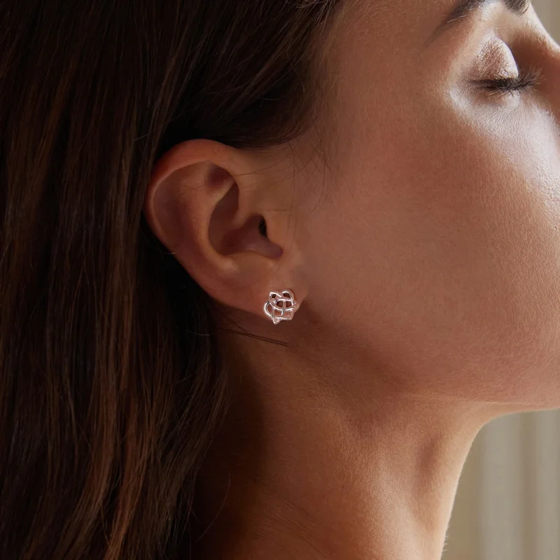 (imagem para) Brincos Estilo PANDORA Nó Celta - BSE958 - Visualizar 7